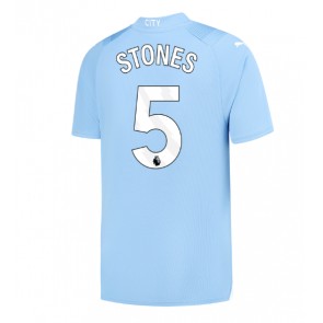 Manchester City John Stones #5 Hjemmebanetrøje 2023-24 Kort ærmer